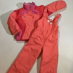 Obermeyer Girls Sz 4 Twist Jacket & Pants Ski Set